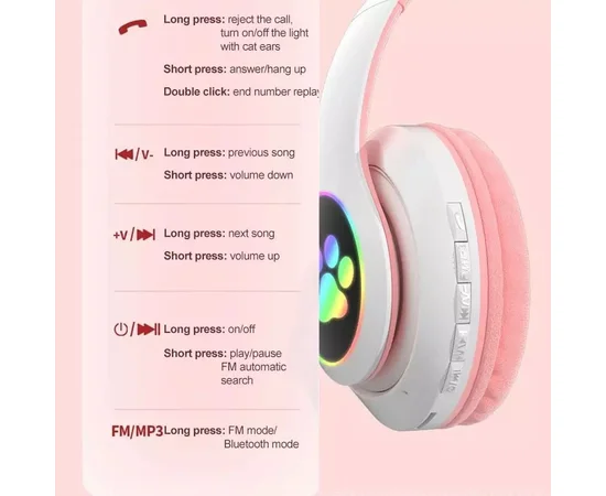 Bluetooth наушники Tucci STN-28 Розовый