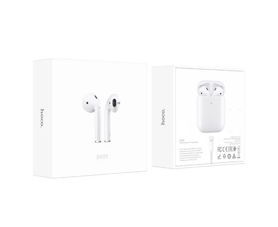 Bluetooth наушники Hoco EW25 TWS Белый
