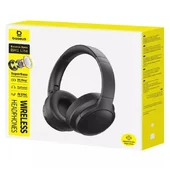 Накладные беспроводные наушники Baseus Bass BH1 Lite AI ENC (A0203C) Cosmic Black