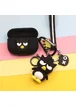 Силиконовый футляр Cute Charm для наушников AirPods Pro Angry Bird / Черный