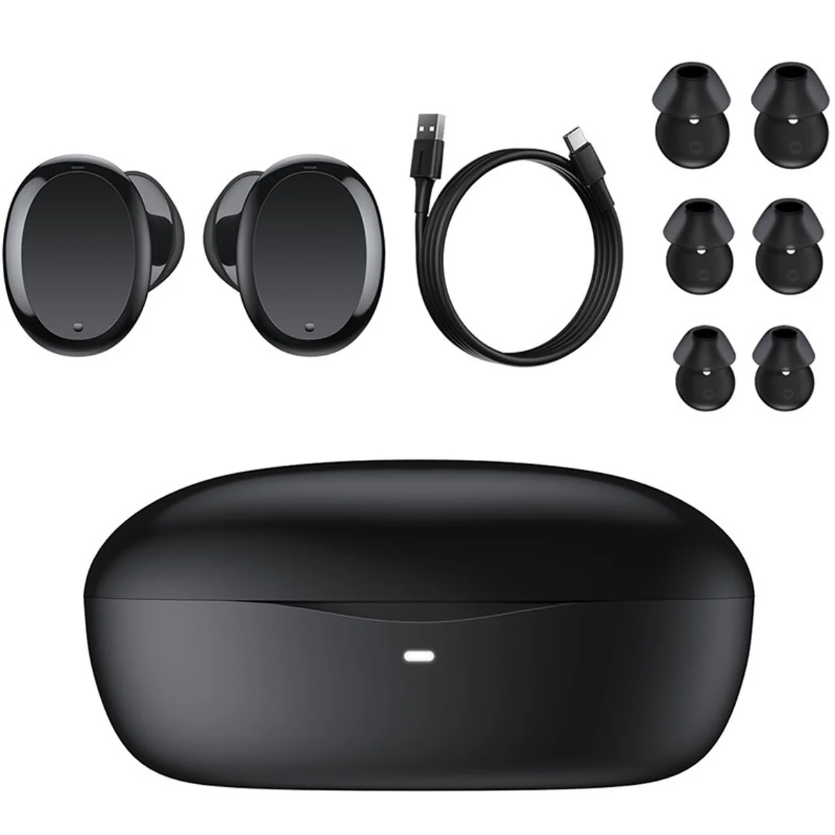 Bluetooth наушники Baseus W11 (NGTW06) Black