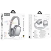 Накладные беспроводные наушники Hoco W63 Triunfo ANC Silver