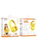 Накладные беспроводные наушники Hoco W60 Rhyme for children Sun yellow