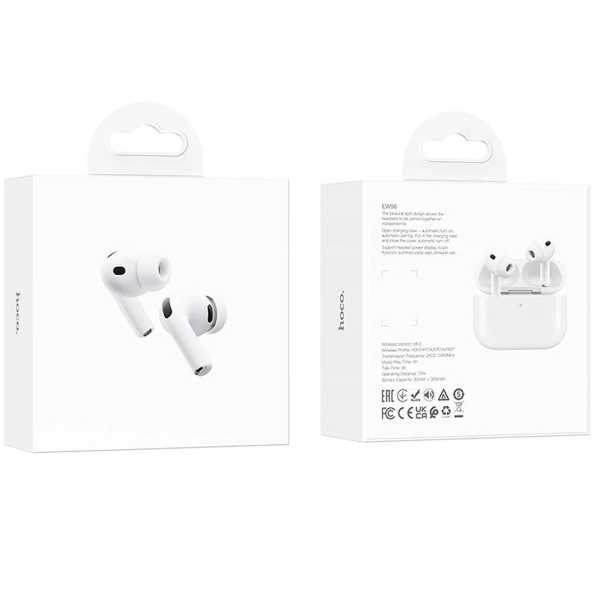 Беспроводные TWS наушники Hoco EW96 White