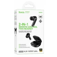 Бездротові TWS навушники Hoco EW204 Verso + пульт дистанційного керування Black