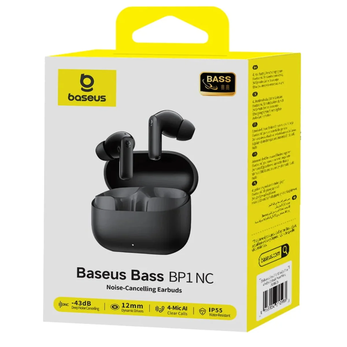 Беспроводные TWS наушники Baseus Bass BP1 ANC+ENC (A00107) Cosmic Black