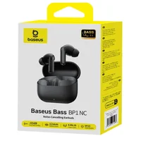 Беспроводные TWS наушники Baseus Bass BP1 ANC+ENC (A00107) Cosmic Black