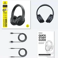 Накладные беспроводные наушники Baseus Bass BH1 Lite AI ENC (A0203C) Cosmic Black