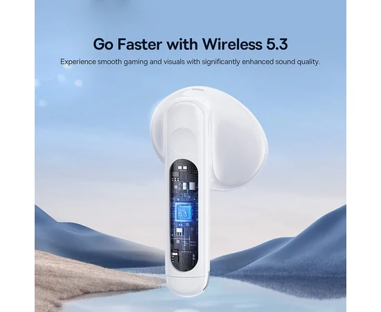 Бездротові навушники TWS Baseus Bowie E13 (A00059701217-Z) Moon White