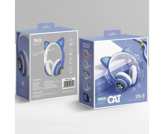 Bluetooth наушники Tucci STN-28 Синий