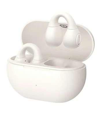 Беспроводные TWS наушники Baseus OS Bass 15 Clip Open-Ear (A00079500) Stellar White