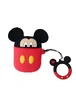 Силиконовый футляр Disney series для наушников AirPods2 + кольцо Микки Маус - красный