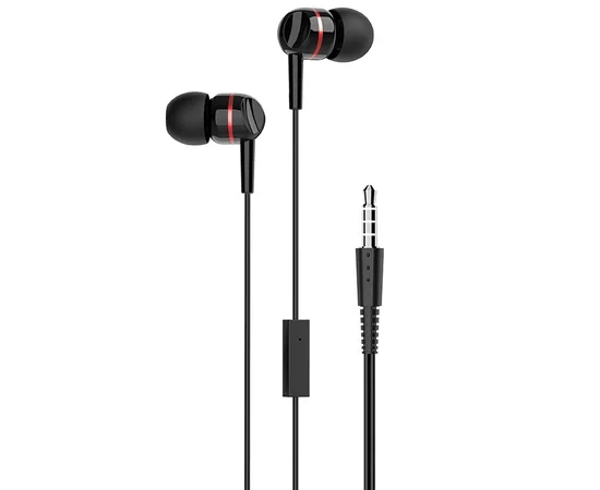 Проводная гарнитура Hoco W24 Черно - красный