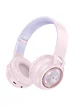 Накладные беспроводные наушники Hoco W50 Cute fun Pink