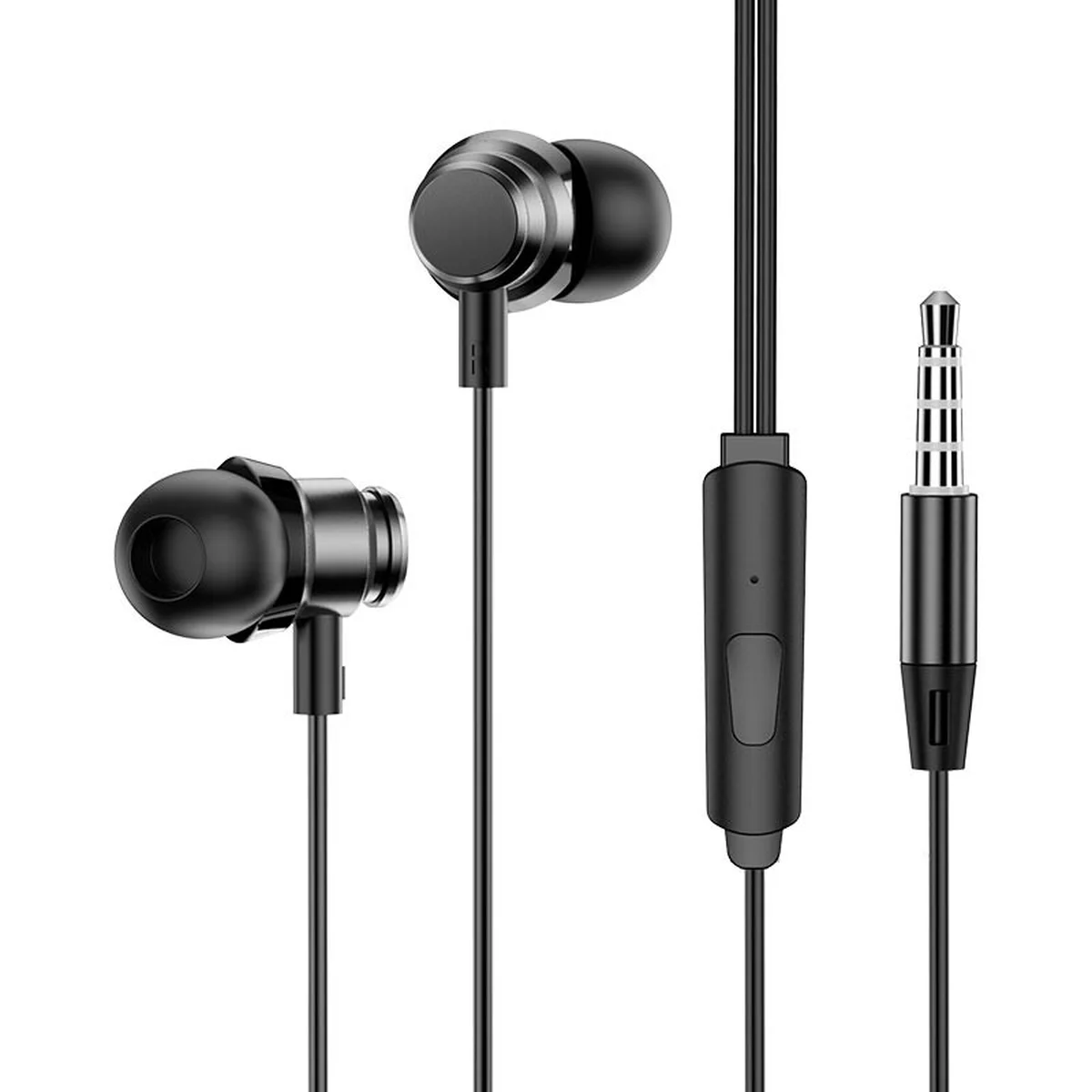 Навушники Borofone BM62 Prosperity universal Obsidian Black