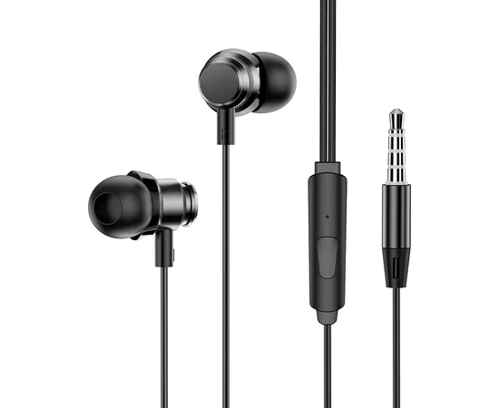 Наушники Borofone BM62 Prosperity universal Obsidian Black