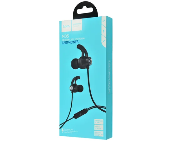 Стерео Наушники Hoco M35 Sincere Joy With Microphone Черный