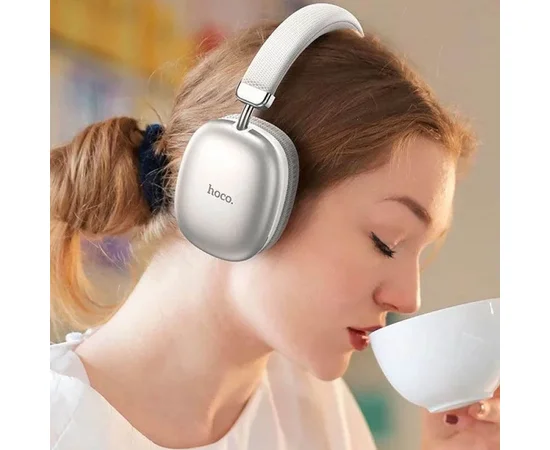 Bluetooth навушники HOCO W35 Срібний