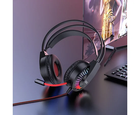 Стерео Навушники Hoco W105 Joyful Червоний