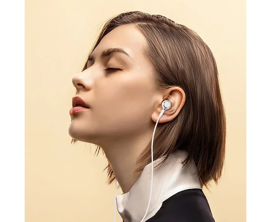 Наушники Borofone BM90 Miller universal (3.5mm/1.2m) White