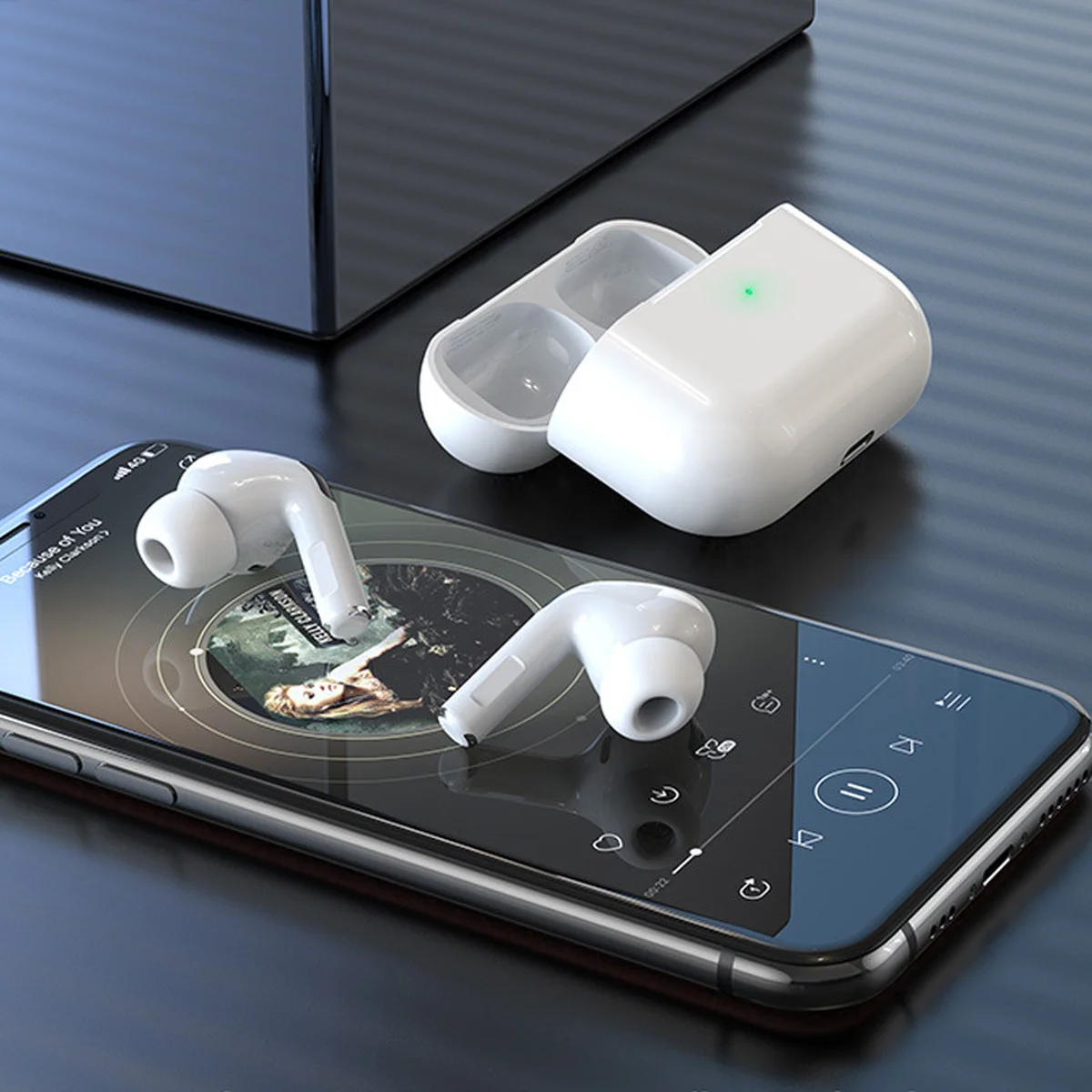 Бездротові TWS навушники Hoco EW68 ANC+ENC White