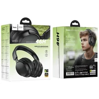 Накладные беспроводные наушники Hoco W53 Tone Classic Black