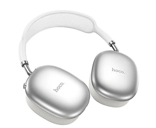 Накладные беспроводные наушники Hoco W55 Pleasing Silver