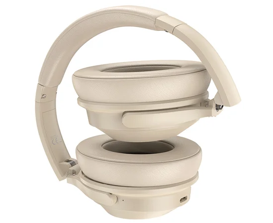 Накладные беспроводные наушники Hoco W37 Sound Active Noise Reduction Gold champagne