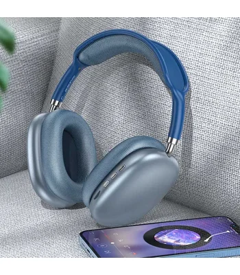 Накладні бездротові навушники BOROFONE BO22 Elegant Blue