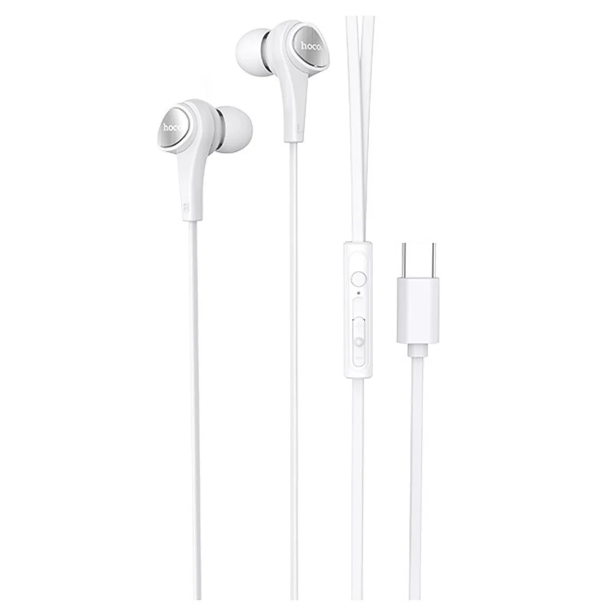 Стерео Наушники Hoco M67 Type-C Белый