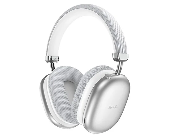 Накладные беспроводные наушники Hoco W35 Max Joy Silver