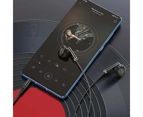 Наушники Borofone BM89 Surpass universal (3.5mm/1.2m) Black