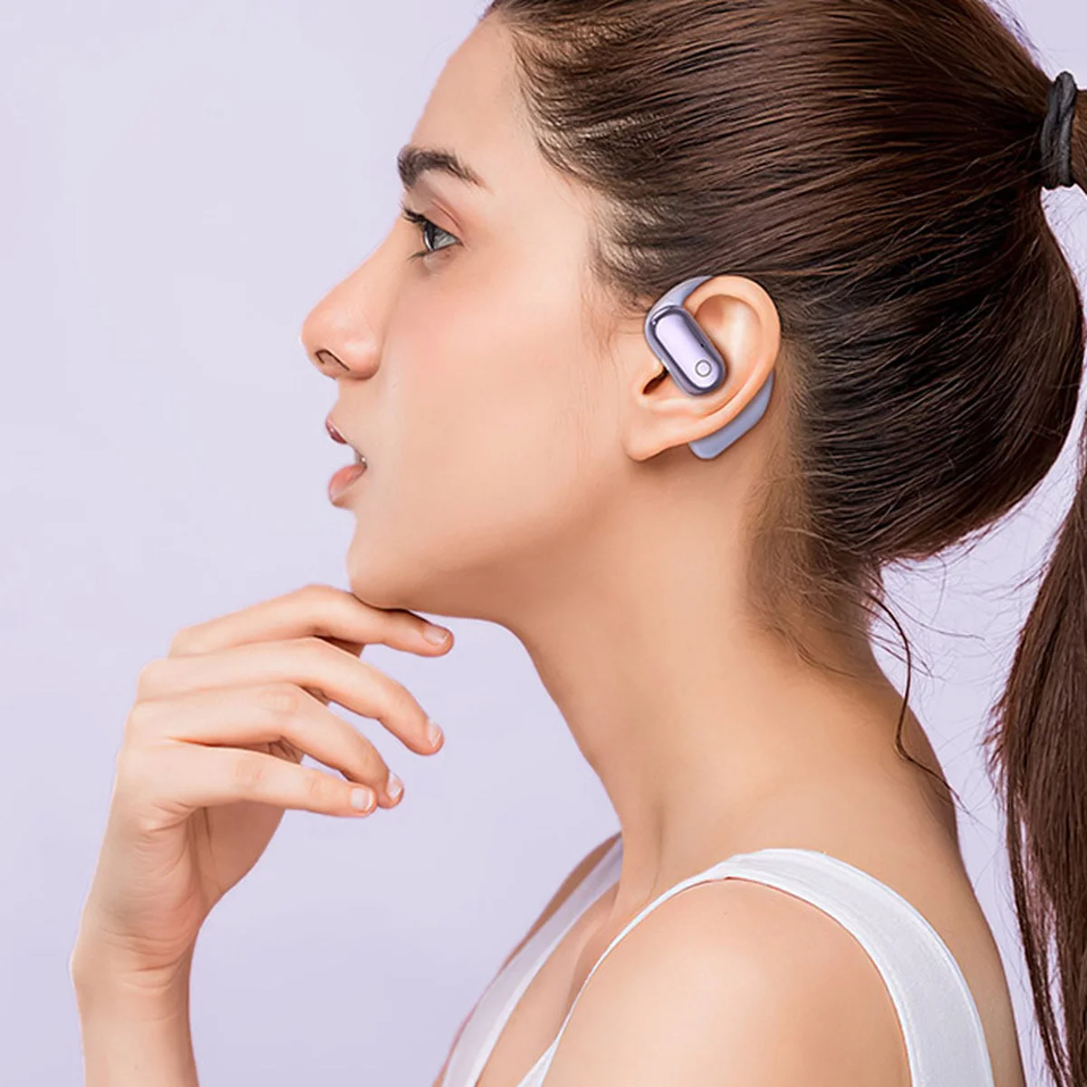 Беспроводные TWS наушники Hoco EA6 Melody Purple