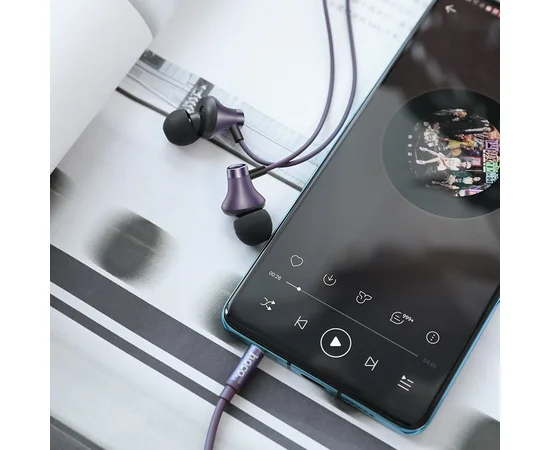 Стерео Наушники Hoco M74 Фиолетовый