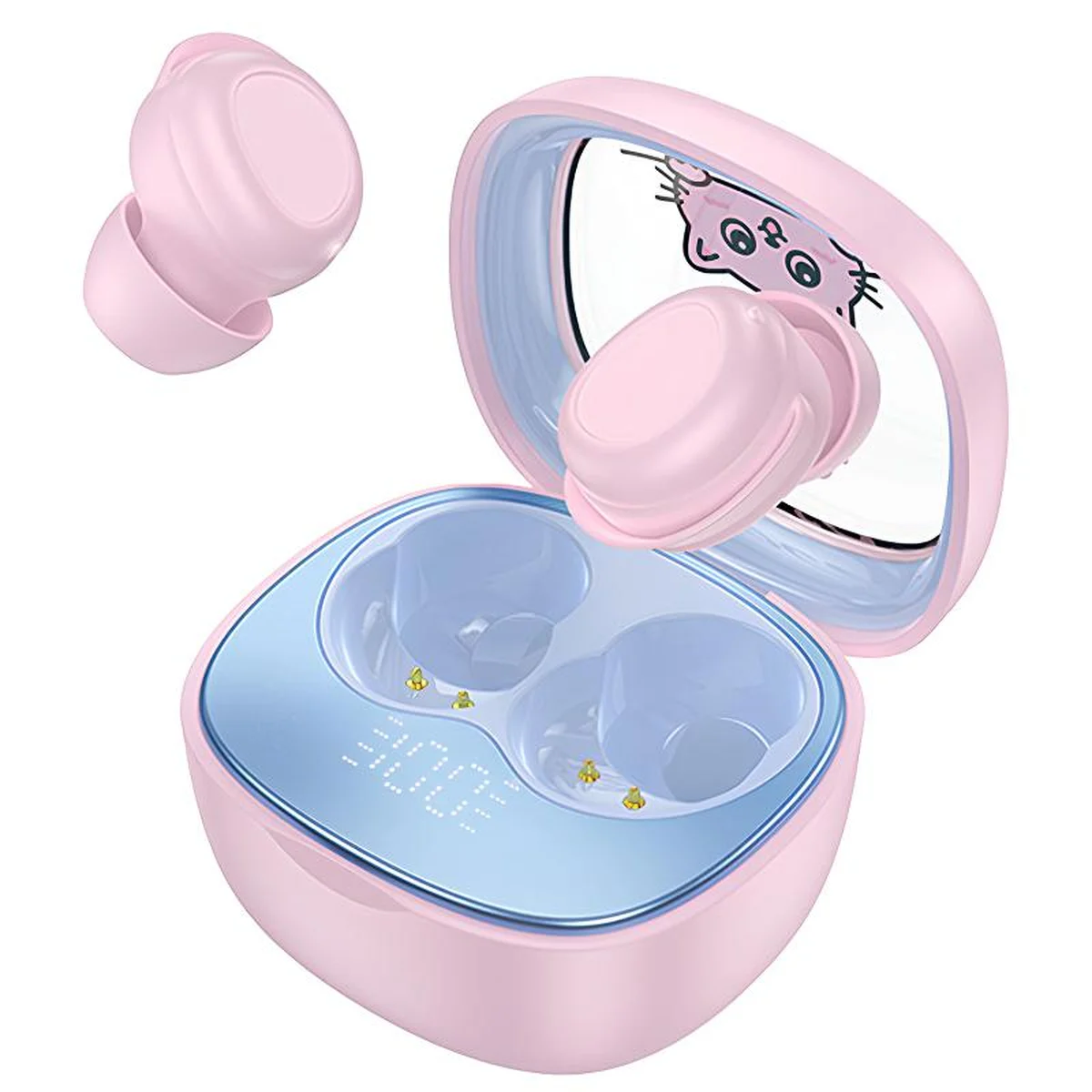 Беспроводные TWS наушники Hoco EW111 Friendly for children Pink