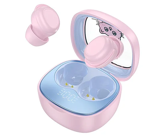 Беспроводные TWS наушники Hoco EW111 Friendly for children Pink