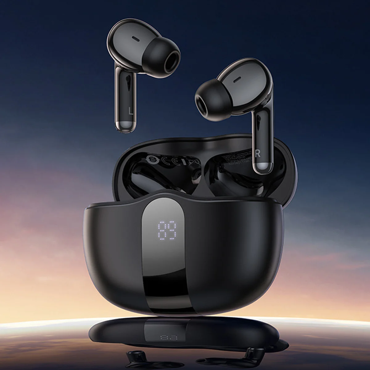Беспроводные TWS наушники BOROFONE FQ3 Soulmate ANC+ENC Black