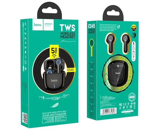 Bluetooth наушники HOCO ES45 Черный