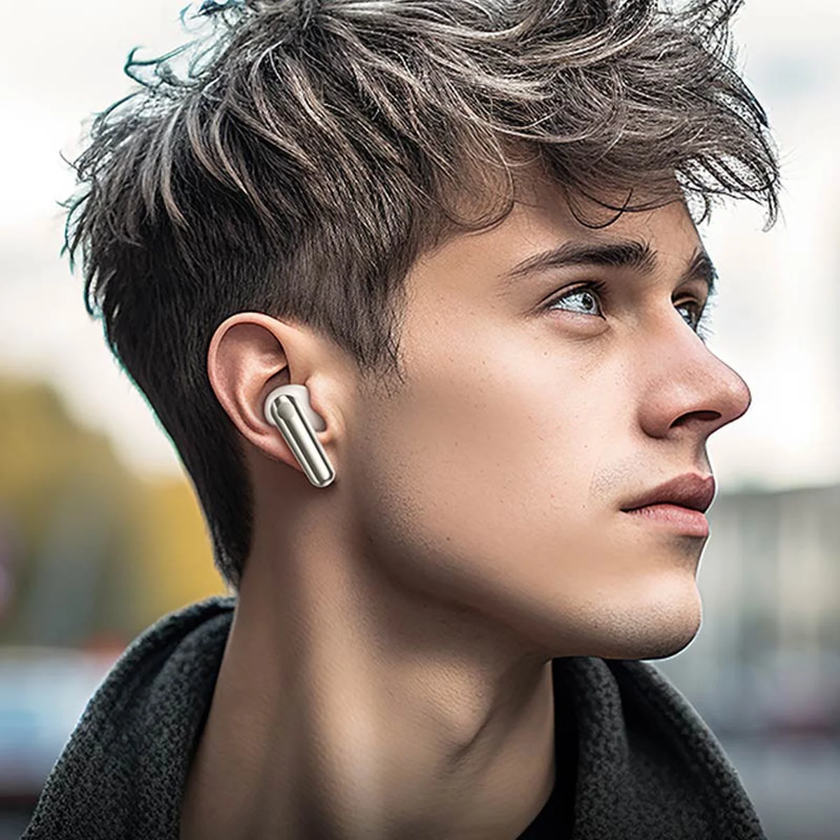 Беспроводные TWS наушники Hoco EQ11 Pacifico Milky White