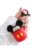 Силиконовый футляр Disney series для наушников AirPods2 + кольцо Микки Маус - красный