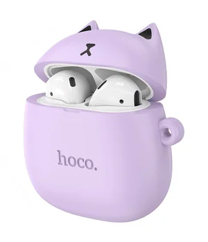 Bluetooth наушники Hoco EW45 TWS Lilac Cat