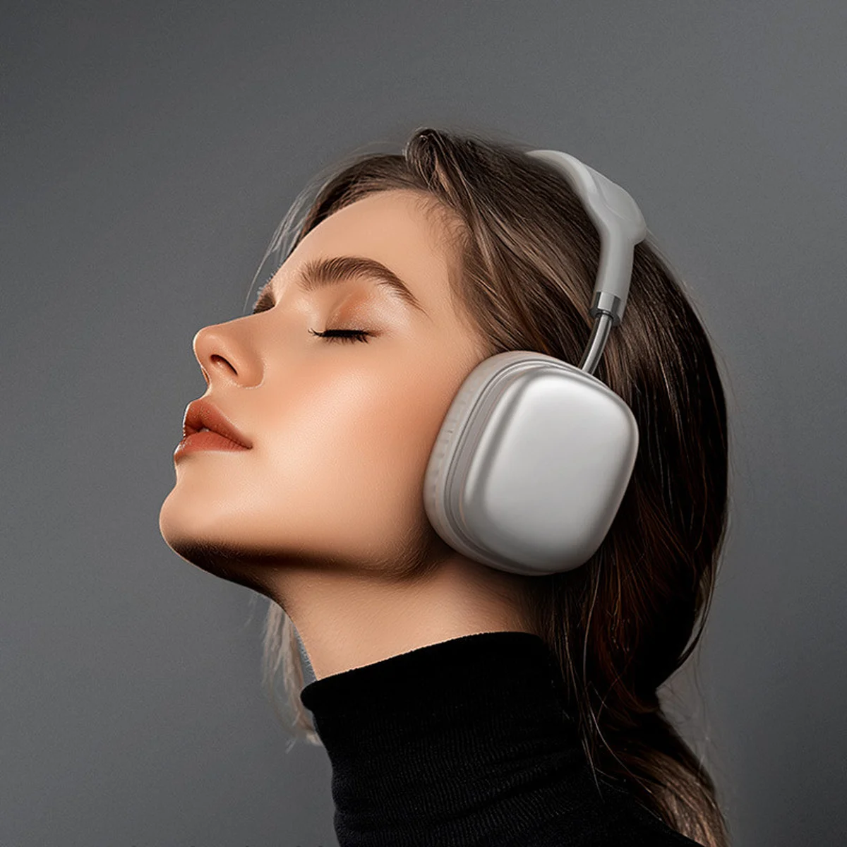 Накладні бездротові навушники Hoco W52 Wonderful Silver