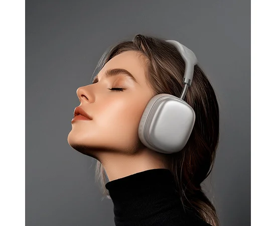 Накладні бездротові навушники Hoco W52 Wonderful Silver