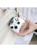 Силиконовый футляр Gamepad для наушников AirPods Белый