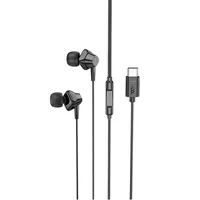 Стерео Навушники Hoco M113 Landy Universal (Type-C/1.2m) Black