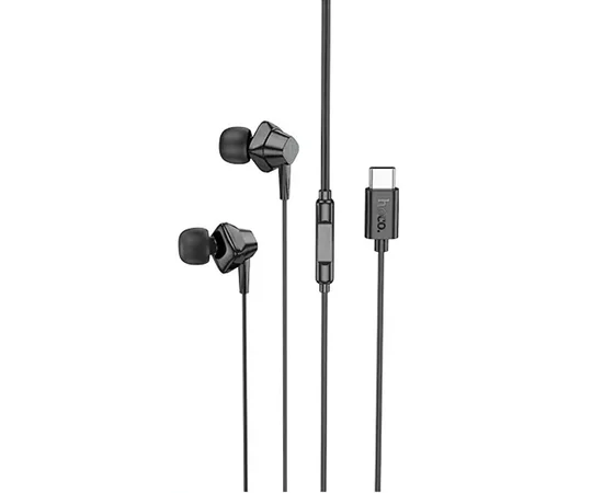 Стерео Наушники Hoco M113 Landy universal (Type-C/1.2m) Black