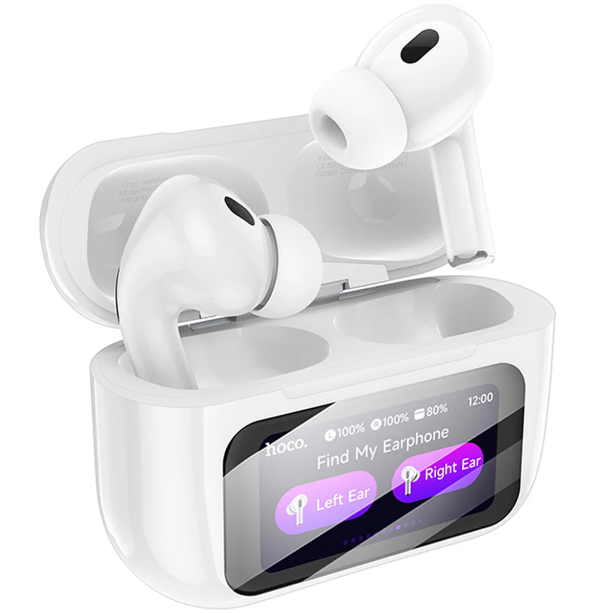 Беспроводные TWS наушники Hoco EW72 Lite Soar with Touch Screen White