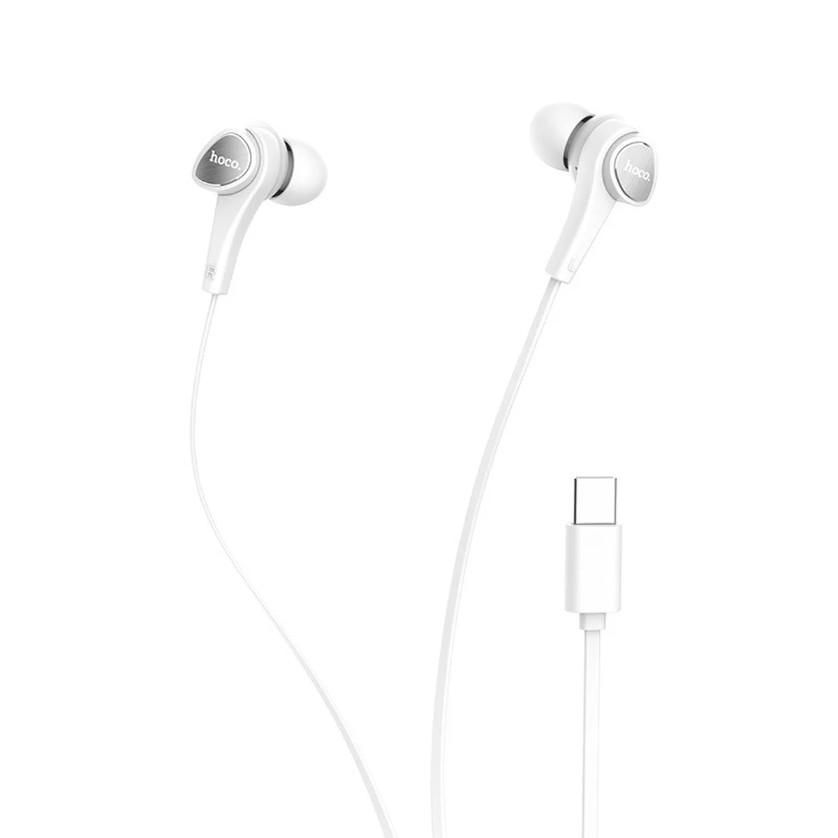 Стерео Наушники Hoco M67 Type-C Белый