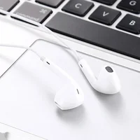 Гарнитура EarX для Apple iPhone с регулировкой громкости, разъём Lightning, (box) Белый