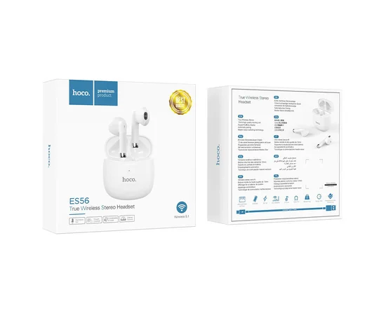 Bluetooth навушники HOCO ES56 Білий